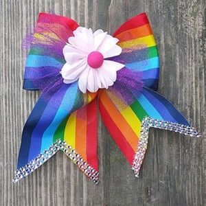 Big Bow rainbow flower